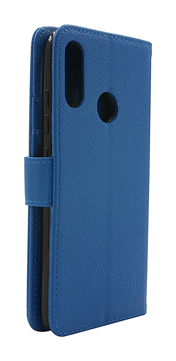 New Standcase Wallet Motorola Moto E6 Plus Blå