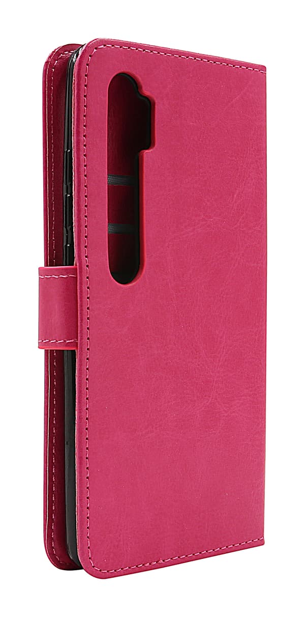 Crazy Horse Wallet Xiaomi Mi Note 10 / Note 10 Pro Hotpink