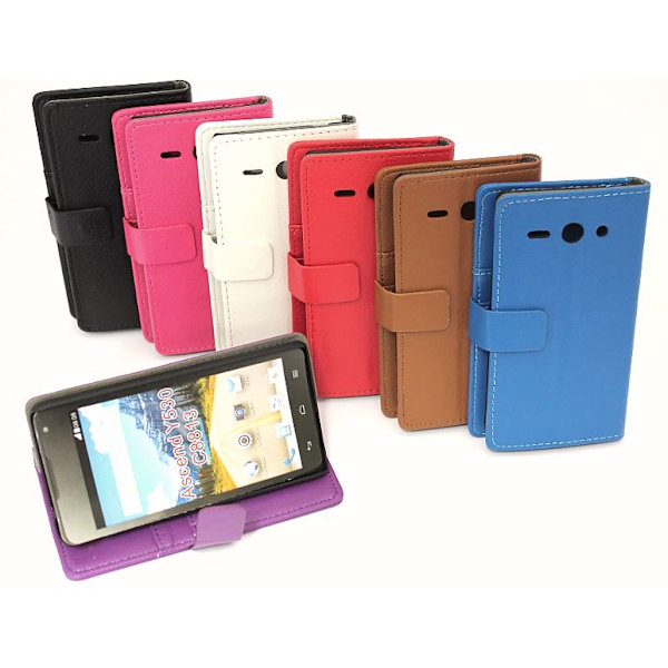 Standcase wallet Huawei Ascend Y530 Hotpink