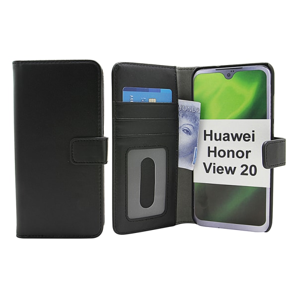 Skimblocker Magnet Wallet Huawei Honor View 20 Lila