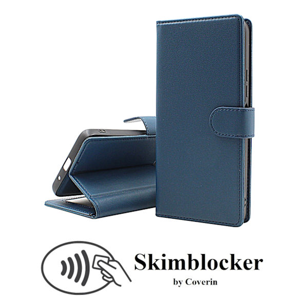 Skimblocker Xiaomi Redmi A3 Magnet Plånboksfodral Svart