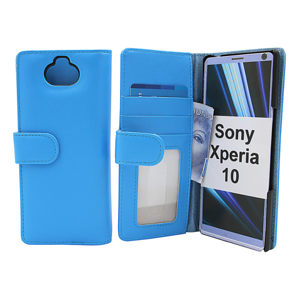 Skimblocker Plånboksfodral Sony Xperia 10 Röd