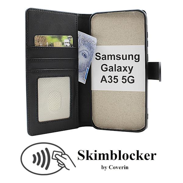 Skimblocker Plånboksfodral Samsung Galaxy A35 5G Hotpink
