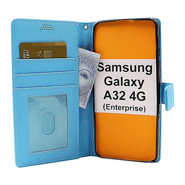 New Standcase Wallet Samsung Galaxy A32 4G (SM-A325F) Brun
