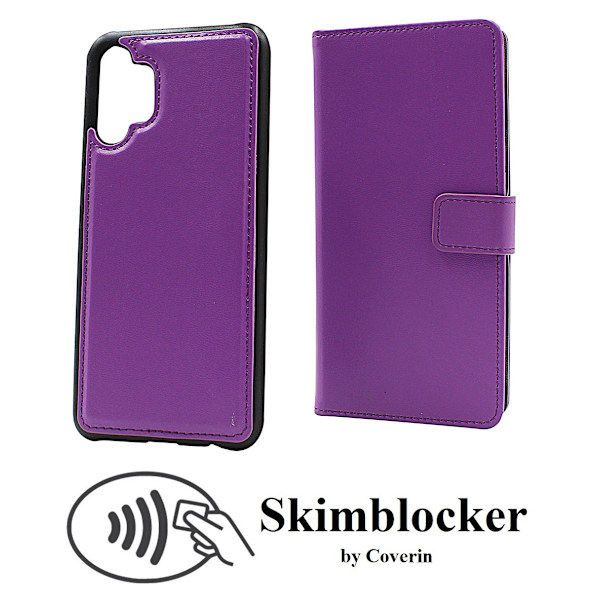 Skimblocker Magnet Fodral Samsung Galaxy A13 (A135F/DS) Lila
