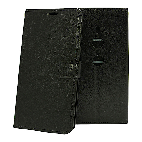 Crazy Horse Wallet Sony Xperia XZ2 (H8266) Svart