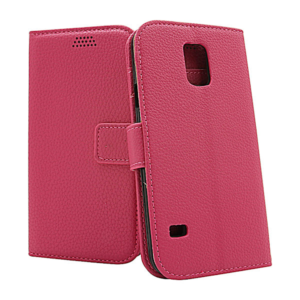 New Standcase Wallet Samsung Galaxy S5 (G900F/G903F) Hotpink