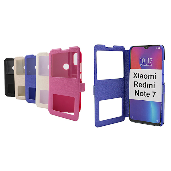 Flipcase Xiaomi Redmi Note 7 Svart