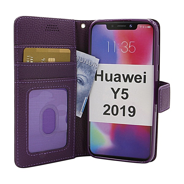 New Standcase Wallet Huawei Y5 2019 Svart