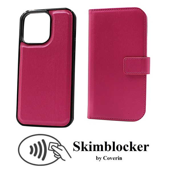 Skimblocker Magnet Fodral iPhone 13 Pro (6.1) Svart