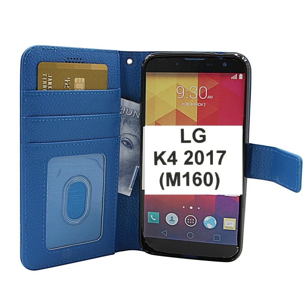 New Standcase Wallet LG K4 2017 (M160) Blå