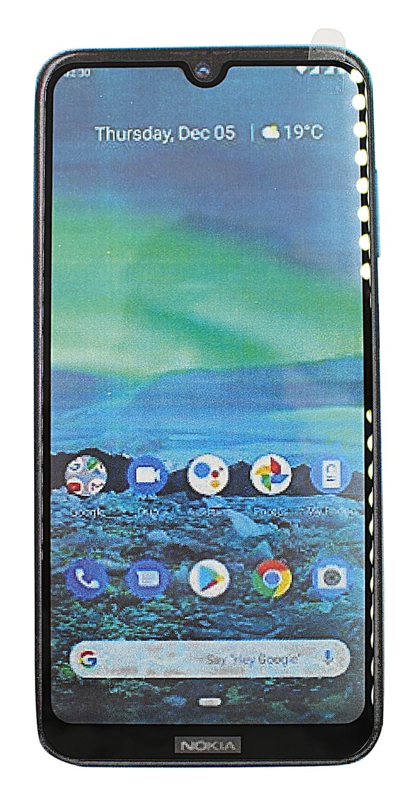 Full Frame Glas skydd Nokia 2.3 (Svart)