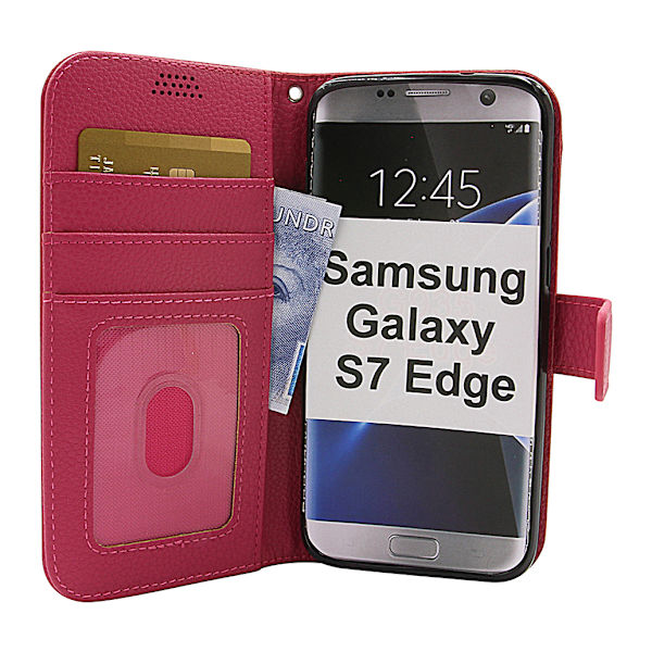 Standcase Wallet Samsung Galaxy S7 Edge (G935F) Hotpink