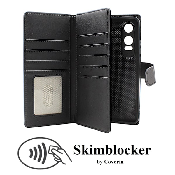 Skimblocker OnePlus Nord CE 4 Lite XL Magnet Plånboksfodral Lila