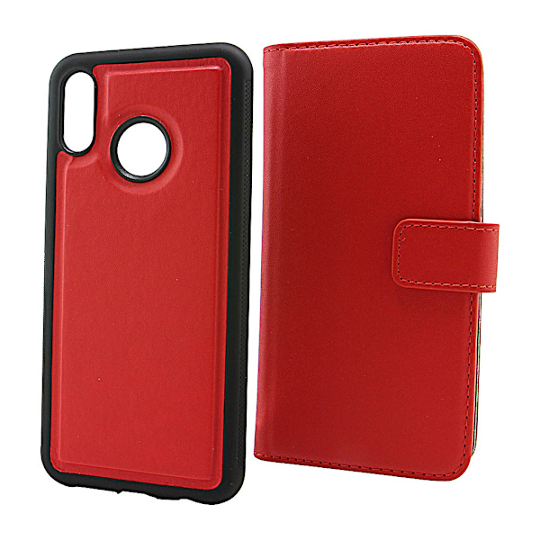 Skimblocker Magnet Wallet Huawei P20 Lite Röd