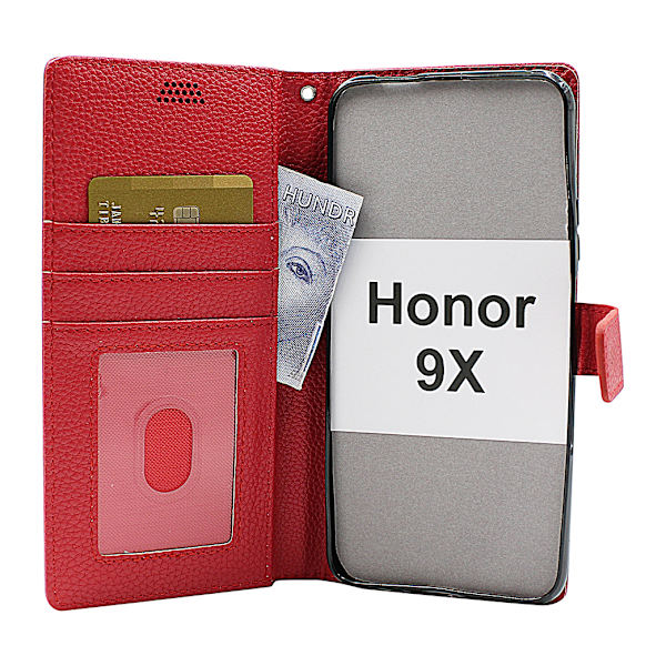 New Standcase Wallet Honor 9X Ljusblå