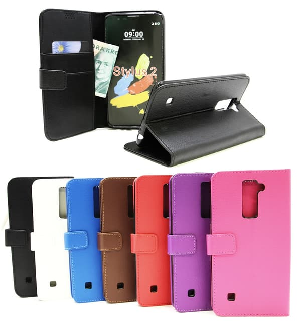 Standcase Wallet LG Stylus 2 (K520) Brun