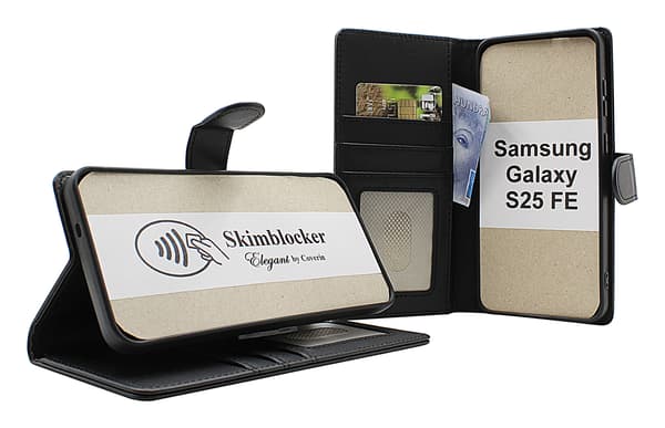 Skimblocker Samsung Galaxy S25 FE Plånboksfodral Happy Cherry