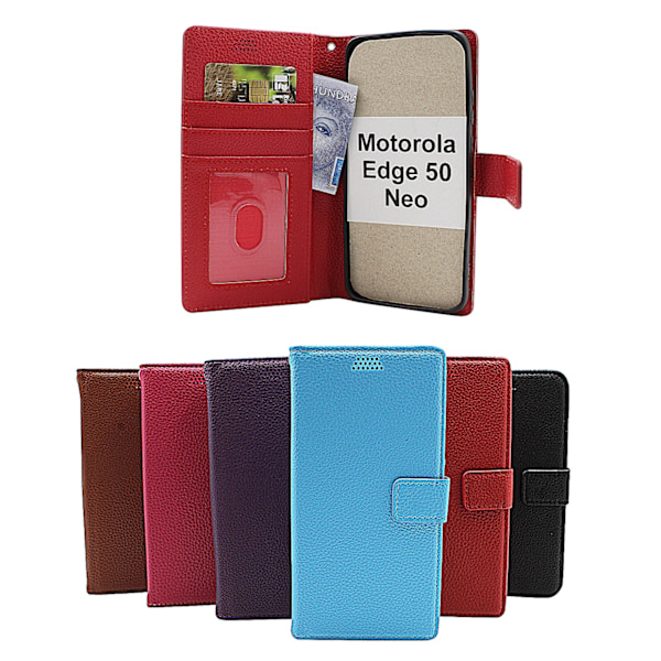 New Standcase Wallet Motorola Edge 50 Neo Svart