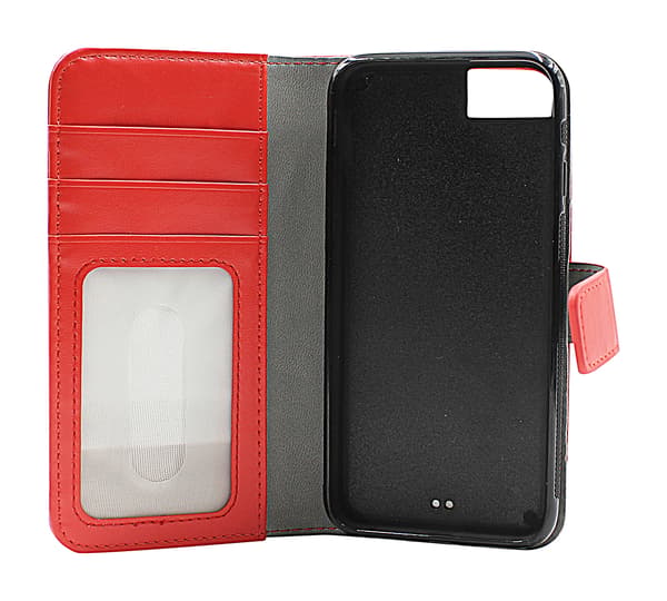 Skimblocker Magnet Wallet iPhone 7 Röd