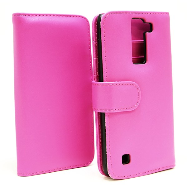 Plånboksfodral LG K8 (K350N) Hotpink