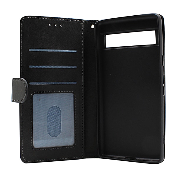 Zipper Standcase Wallet Google Pixel 7a 5G Grå