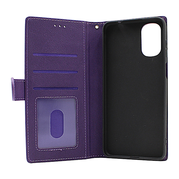 Zipper Standcase Wallet Motorola Moto G22 Brun