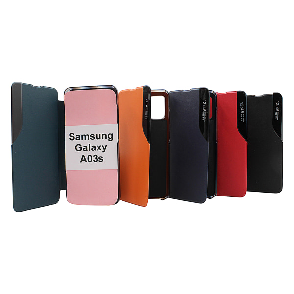 Smart Flip Cover Samsung Galaxy A03s (A037G) Orange