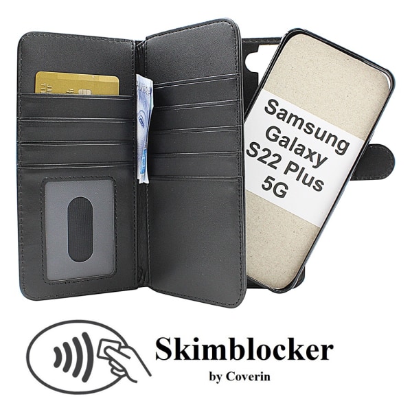 Skimblocker XL Magnet Fodral Samsung Galaxy S22 Plus 5G