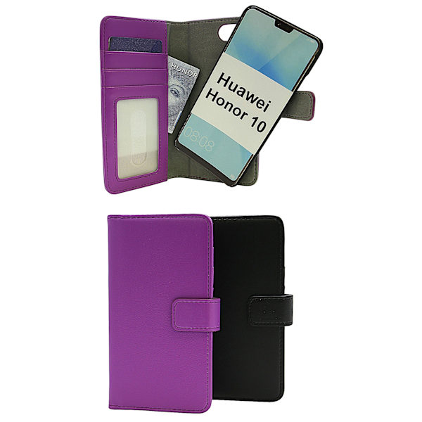 Skimblocker Magnet Wallet Huawei Honor 10 Lila