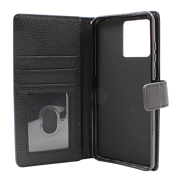 New Standcase Wallet Motorola Moto G84 Svart