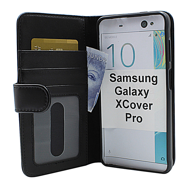 Skimblocker Plånboksfodral Samsung Galaxy XCover Pro Hotpink