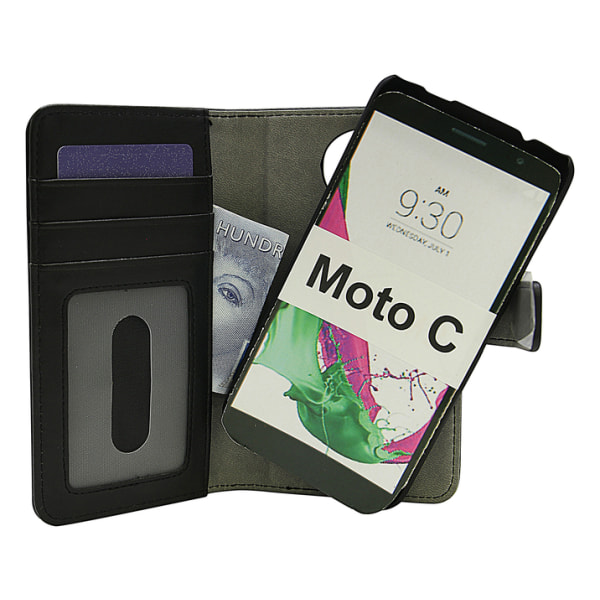 Magnet Wallet Moto C (xt1754) Svart