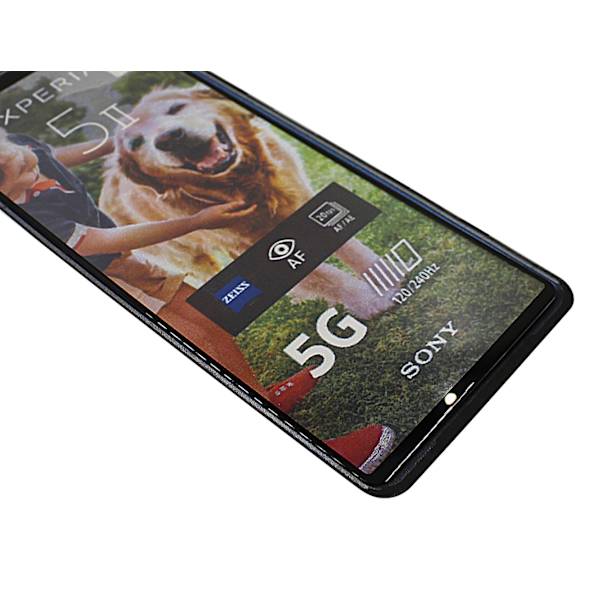 Full Frame Glas skydd Sony Xperia 5 II (XQ-AS52) (Svart)
