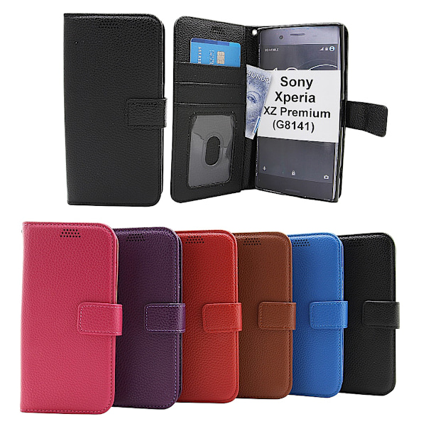 New Standcase Wallet Sony Xperia XZ Premium (G8141) Brun