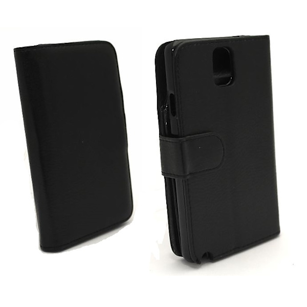 Plånboksfodral XXL Samsung Galaxy Note 3 Svart