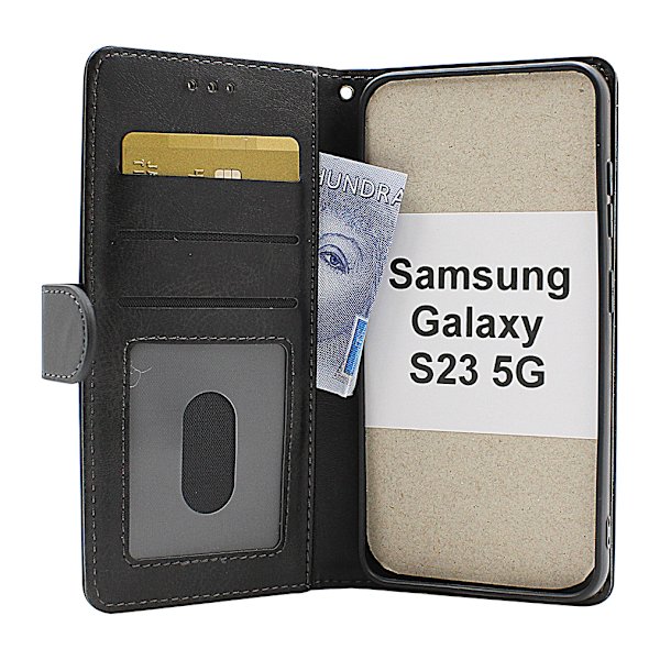 Zipper Standcase Wallet Samsung Galaxy S23 5G Aqua
