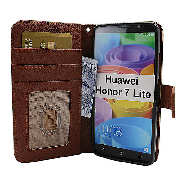 New Standcase Wallet Huawei Honor 7 Lite (NEM-L21) Blå