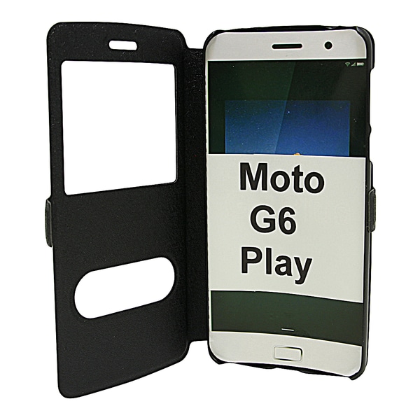 Flipcase Motorola Moto G6 Play Svart