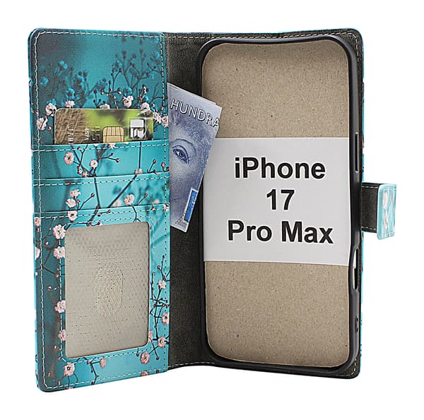 Skimblocker iPhone 17 Pro Max Plånboksfodral Design