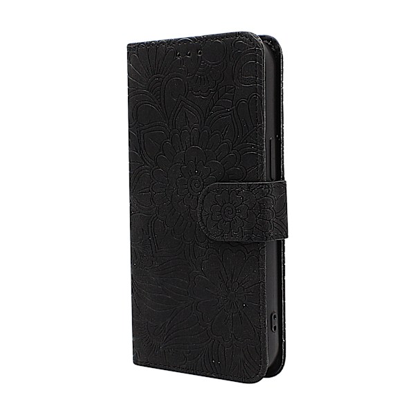 Flower Standcase Wallet iPhone 14 Pro (6.1) Lila
