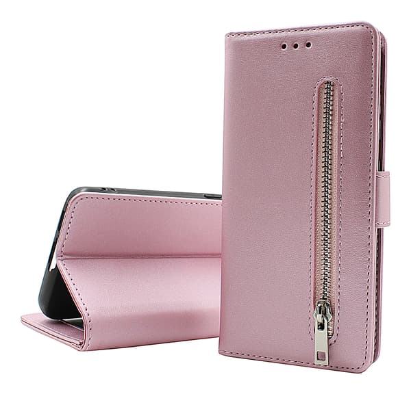 Zipper Standcase Wallet Samsung Galaxy S23 FE 5G Brun