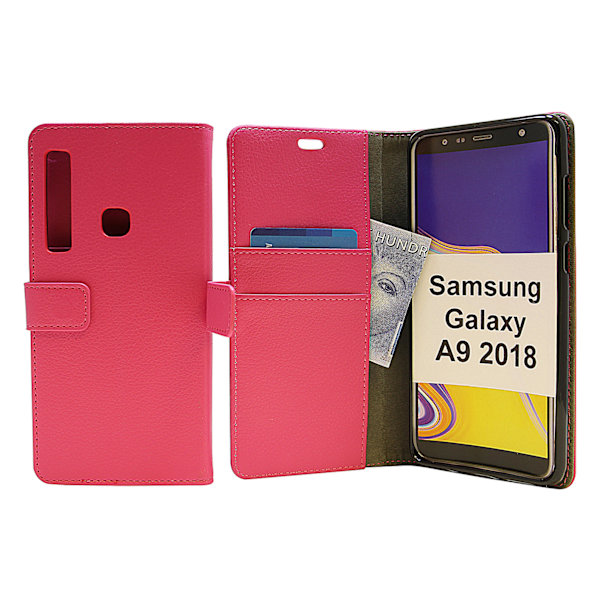 Standcase Wallet Samsung Galaxy A9 2018 (A920F/DS) Hotpink