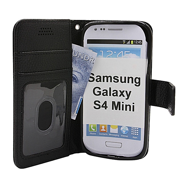 New Standcase Wallet Samsung Galaxy S4 Mini (i9195/i9190)