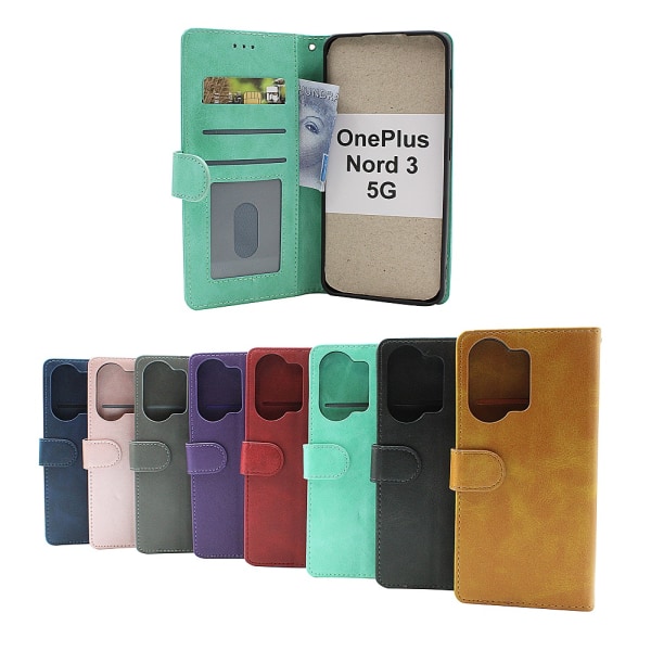 Zipper Standcase Wallet OnePlus Nord 3 5G Marinblå
