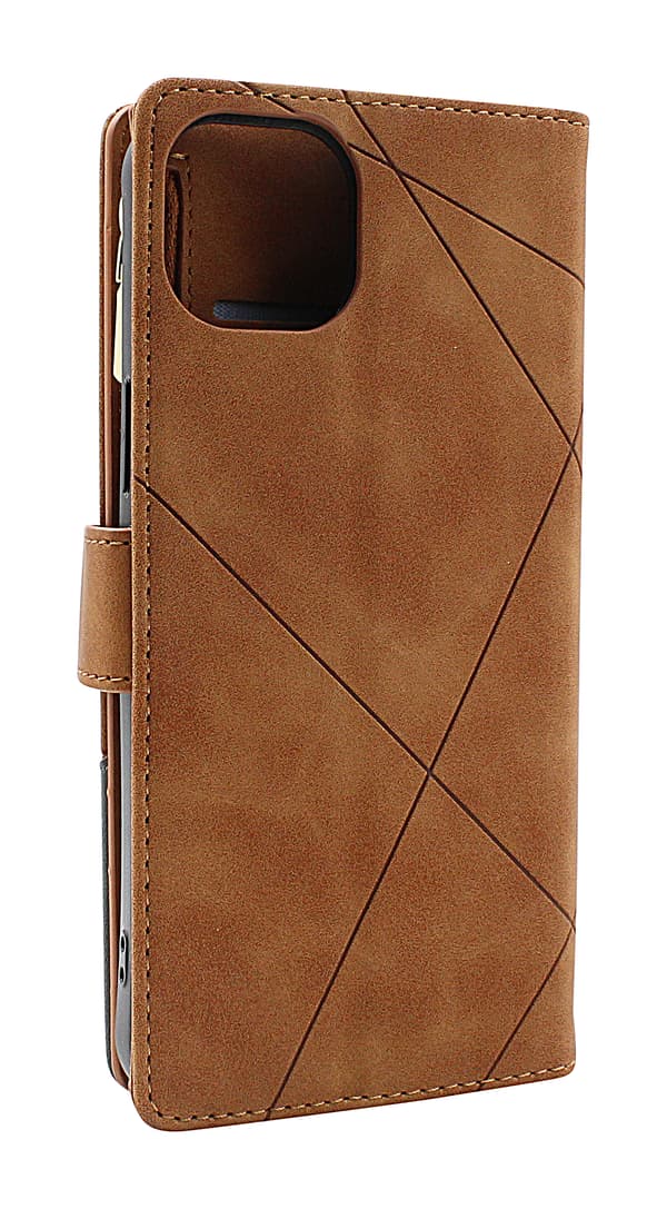 XL Standcase Lyxfodral iPhone 15 Plus Vinröd