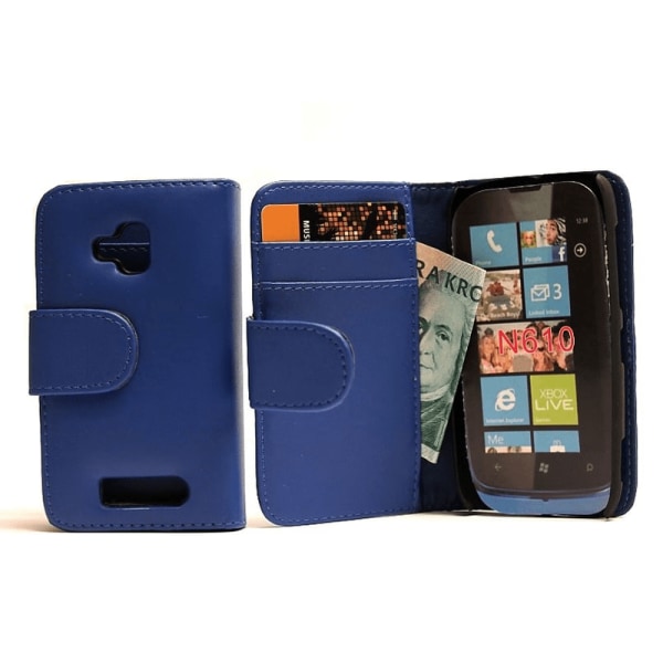 Plånboksfodral Nokia Lumia 610 Svart