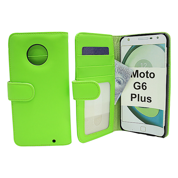 Plånboksfodral Motorola Moto G6 Plus Grön