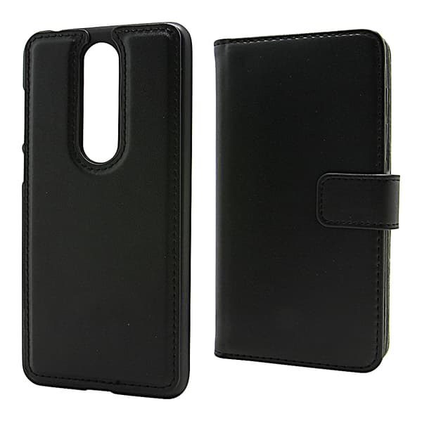 Skimblocker Magnet Wallet Nokia 5.1 Plus Svart