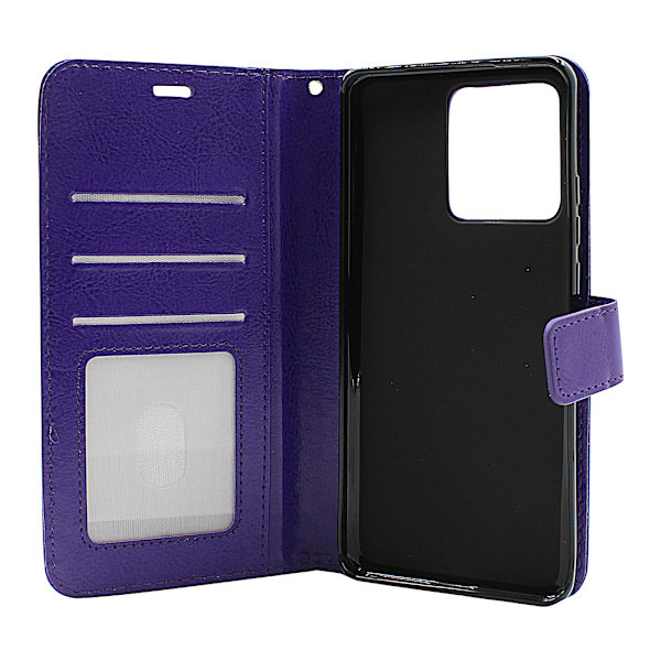 Crazy Horse Wallet Motorola Edge 40 Neo 5G Svart